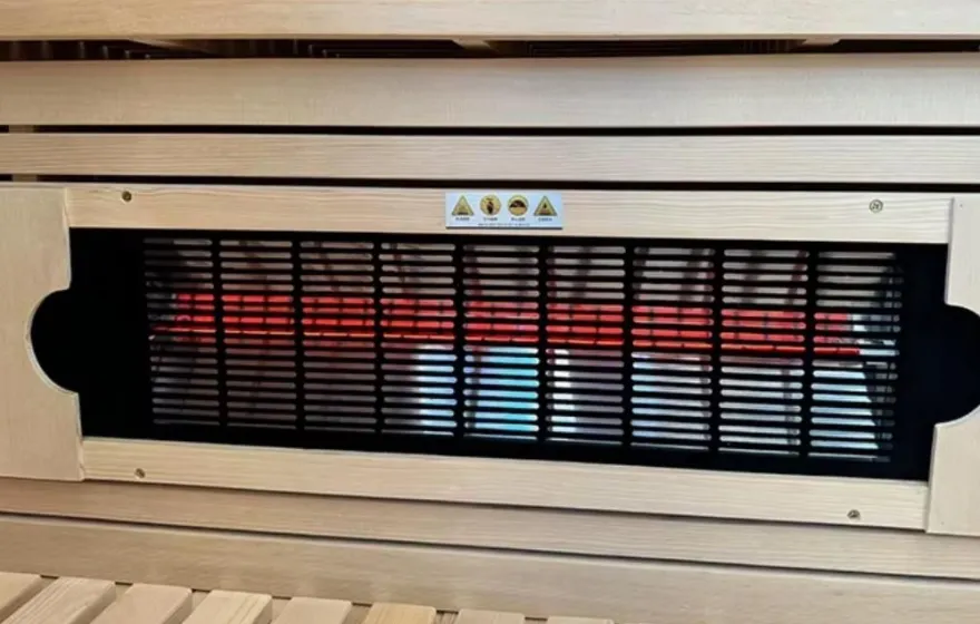 Luxus 2-Personen Infrarot-Sauna mit moderner Computersteuerung Heimsauna