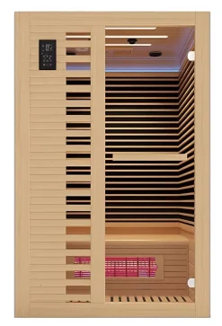 Luxus 2-Personen Infrarot-Sauna mit moderner Computersteuerung Heimsauna
