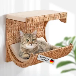 Lycce Katzenbett Wand | Kletterwand Katzen | Katzenmulde Wandmontage Nicky