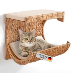 Lycce Katzenbett Wand | Kletterwand Katzen | Katzenmulde Wandmontage Nicky