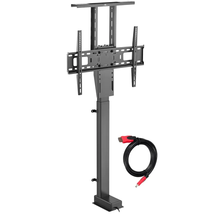Maclean MC-866T TV-Standfuß bis 80 Zoll, Elektrischer Ständer TV-Verlängerung