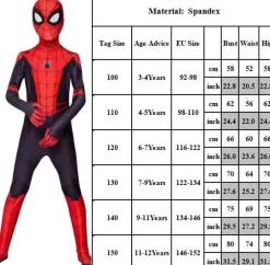 Madchen Jungen Spider Man Karneval Cosplay Kostum Kinder Manner Jumpsuit Setâ