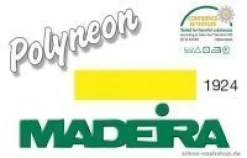 Madeira Polyneon 40 Maschinenstickgarn - 400m weiß-gelb