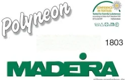 Madeira Polyneon 40 Maschinenstickgarn - 400m weiß-gelb