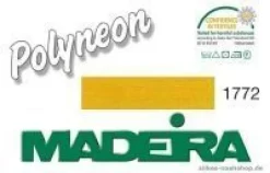 Madeira Polyneon 40 Maschinenstickgarn - 400m weiß-gelb