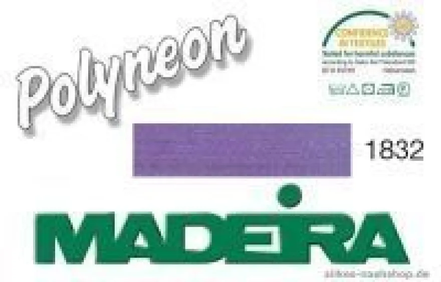 Madeira Polyneon 40 Maschinenstickgarn - 400m Farbbereich violett-lila