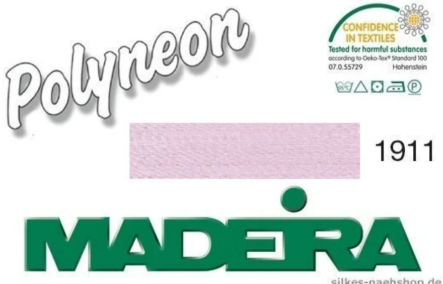 Madeira Polyneon 40 Maschinenstickgarn - 400m Farbbereich violett-lila