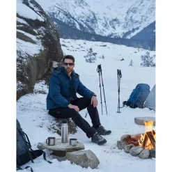 Magcomsen Herren Skijacke Wasserdicht Warm Gefüttert Fleecejacke Winddicht