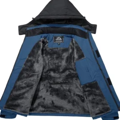 Magcomsen Herren Winter Skijacke mit Fleece Futter, Wasserdicht & Winddicht
