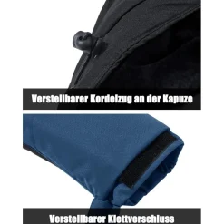 Magcomsen Herren Winter Skijacke mit Fleece Futter, Wasserdicht & Winddicht