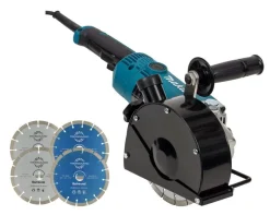 MAKITA / Trongaard Mauernutfräse- / Schlitzfräse-Kombination 180mm