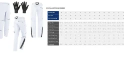 Malerhose Arbeitshose Hose Arbeitsbundhose weiß-grau IQONIC + Arbeitshandschuhe