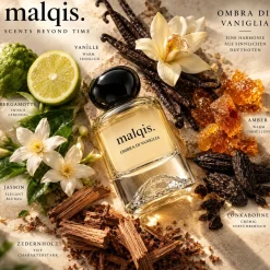 MALQIS Ombra di Vaniglia Vanille Extrait de Parfum | 30% Duftöl | 50 ml