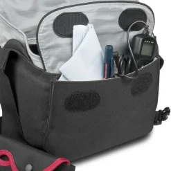 Mantona Cool Bag Kameratasche schwarz/rot Fototasche Kamera Umhängetasche