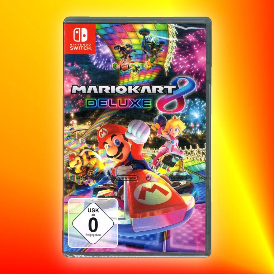 Mario Kart 8 Deluxe für Nintendo Switch Neu OVP Softwarekarte in der Box DE