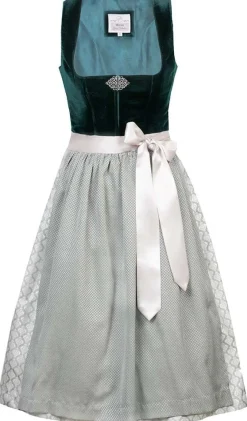 MarJo Dirndl Chera 65er Länge dunkelgrün