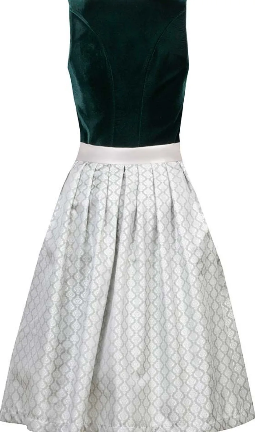 MarJo Dirndl Chera 65er Länge dunkelgrün