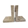 Marmor Buchstützen Natur Buchstütze Stein Naturstein Beige