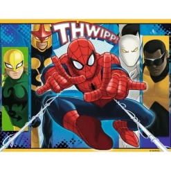 Marvel Ultimatives Spiderman-Puzzle 12 + 16 + 20 + 24 Teile