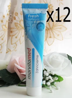 Marvita Frische Zahncreme Zahnpasta Toothpaste Frische Pflege Mit Fluoride je.75ml