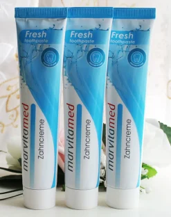 Marvita Frische Zahncreme Zahnpasta Toothpaste Frische Pflege Mit Fluoride je.75ml