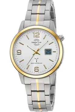 Master Time Damenuhr Funk Expert Titan Bicolor MTLT-10900-42M