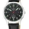 Master Time Herren-Armbanduhr Funk Super Power Aviation Schwarz MTGA-10957-22L