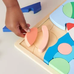 Mattel Fisher-Price Weltraum Holz-Puzzle Kinderpuzzle HXY42