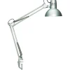 MAUL MAULstudy Schreibtischlampe silber mit Tischklemme