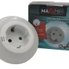 Maxxmee LED-Steckdosenleuchte Nachtlicht Lichtsensor 3 Farben Beleuchtung