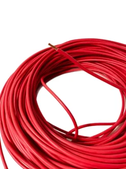 4m Batteriekabel Aderleitung 10 mm² H07V-K Stromkabel Kabel PVC rot