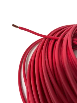 4m Batteriekabel Aderleitung 10 mm² H07V-K Stromkabel Kabel PVC rot