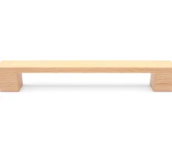 Möbelgriffe BA 96 - 416mm, Küchengriffe Buche massiv, Holzgriffe