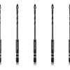 Meccion Fliesenbohrer Set (5tlg.) 3mm - Professionelle Wolframkarbid