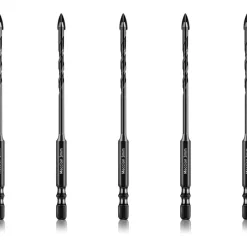Meccion Fliesenbohrer Set (5tlg.) 3mm - Professionelle Wolframkarbid