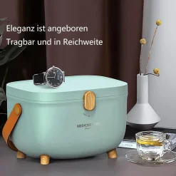Medizinbox Erste-Hilfe-Kasten große Kapazität Griff Grün