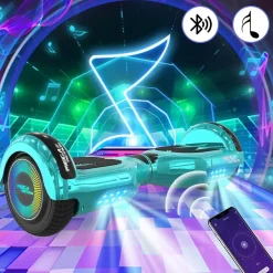 MEGA MOTION Hoverboards mit Hoverkart für Kinder, 6.5 Zoll Hoverboards mit Bluetooth