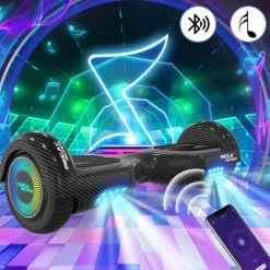 MEGA MOTION Hoverboards mit Hoverkart für Kinder, 6.5 Zoll Hoverboards mit Bluetooth