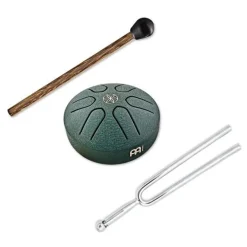 Meinl Sonic Energy Mini-Zungentrommel 3 Zoll A-Dur mit Stimmgabel