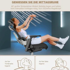 Melokea ReliefBack Master Bürostuhl: Ergonomisch mit 200 kg