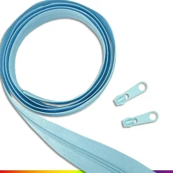 3 m Endlos-Reißverschluss 3 mm Spirale + 8 Zipper Meterware 25 Farben