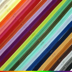 3 m Endlos-Reißverschluss 3 mm Spirale + 8 Zipper Meterware 25 Farben