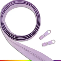 3 m Endlos-Reißverschluss 3 mm Spirale + 8 Zipper Meterware 25 Farben