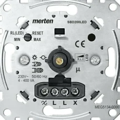 MERTEN System M, M-Smart 1-M Steckdose Rahmen Schalter Wippe polarweiß glänzend