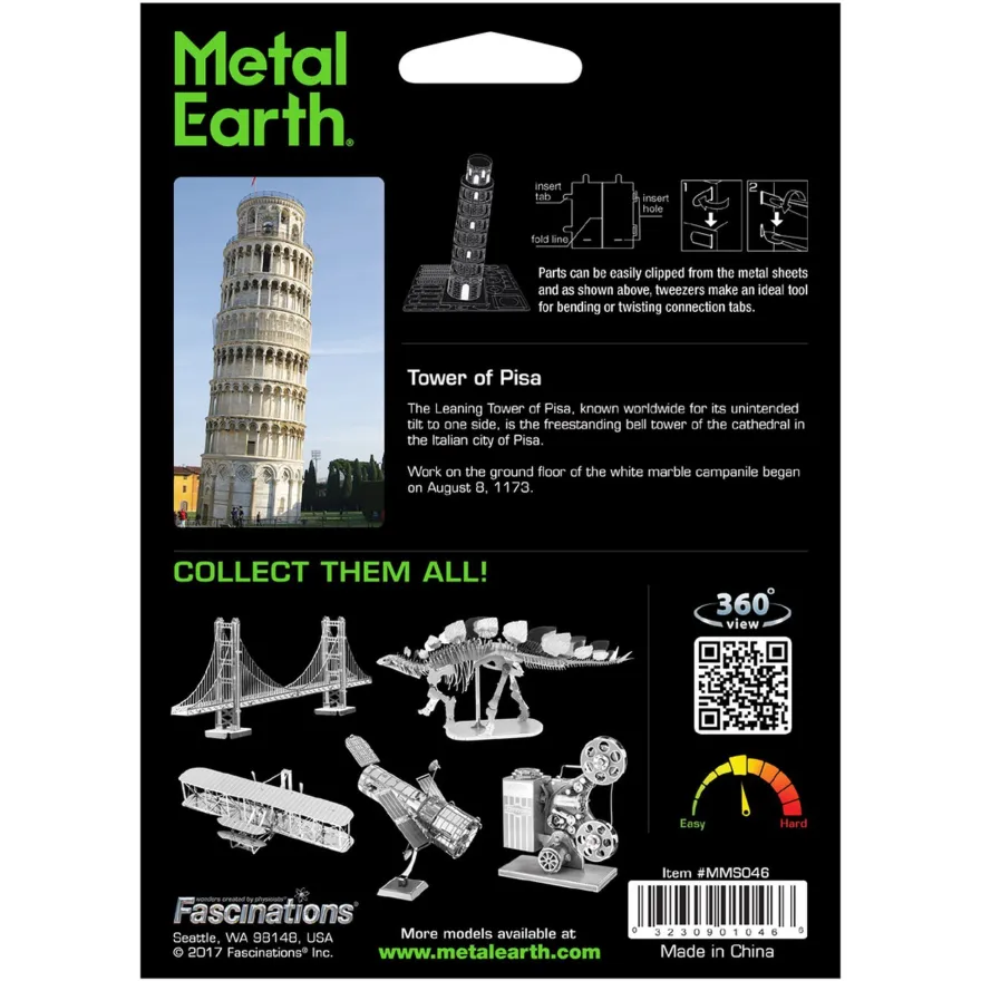 Metal Earth: The Leaning Tower of Pisa
