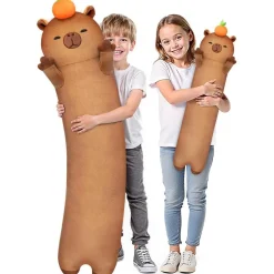 Mewaii Langes Capybara Plüschtier 110cm - Riesiges Körperkissen mit 120% Extra