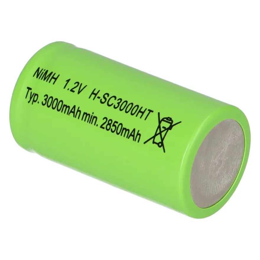 Mexcel Akku Sub-C 1,2V 3000mAh NS3000SCHT Hochtemperatur