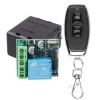 433MHz Wireless Remote Control Switch - 1CH 12V 10A Relay Receiver & 2CH Transmitter