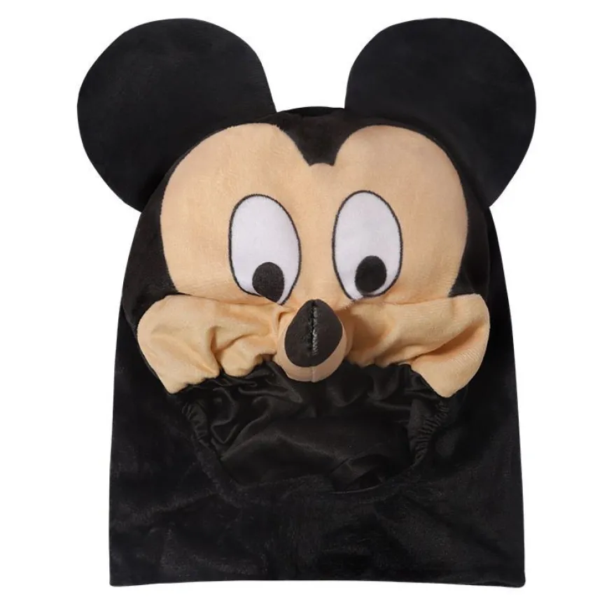 Mickey Mouse Cosplay Jumpsuit mit Haube Kinder Halloween Party Showanzug Cos Bodysuit