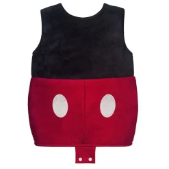 Mickey Mouse Cosplay Jumpsuit mit Haube Kinder Halloween Party Showanzug Cos Bodysuit